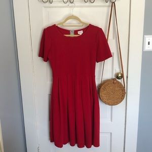 Lularoe M Red Amelia